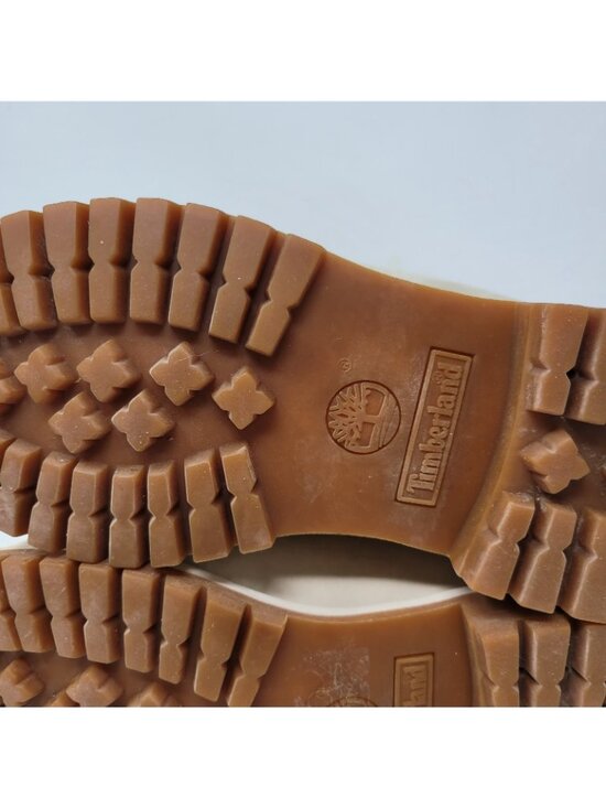 Vintage 90s Timberland Men Tan Leather Waterproof Field Boots Mens Size 7.5 Lug main image 4